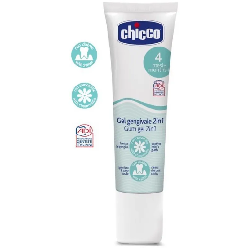 Chicco Gel zubní zklidňující/čistící 30 ml