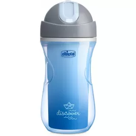 CHICCO Hrneček Sport termo s brčkem 266 ml 14m+