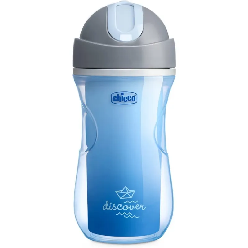 CHICCO Hrneček Sport termo s brčkem 266 ml 14m+