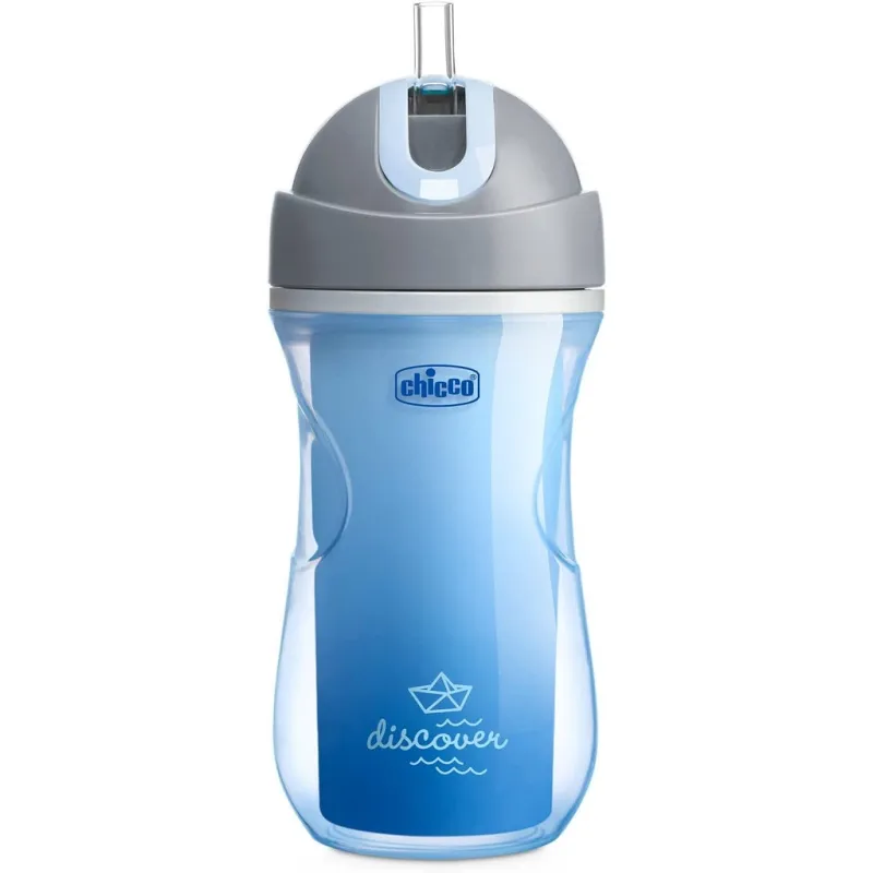 CHICCO Hrneček Sport termo s brčkem 266 ml 14m+