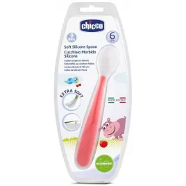 Chicco Lžička silikon Soft 6m+