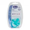 Chicco Šidítko Physio Soft celosilikonové 0-6m chlapec
