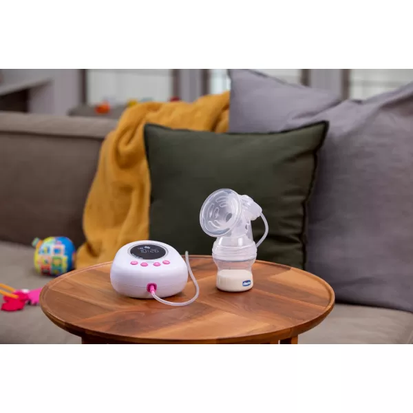 Chicco Odsávačka mateřského mléka elektronická Single pink