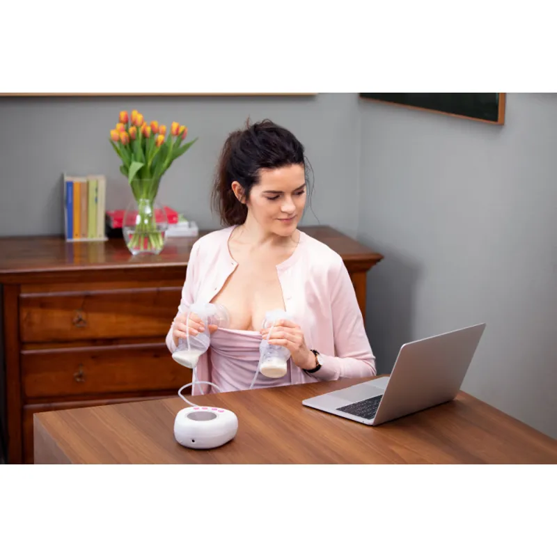 Chicco Odsávačka mateřského mléka elektrická Double Pink
