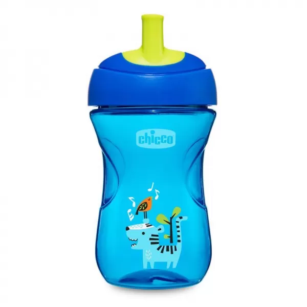 CHICCO Hrneček Advanced s brčkovým náustkem 266 ml 12m+