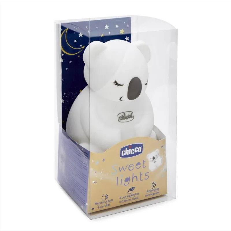 CHICCO Lampička noční světlo dobíjitelné, přenosné Sweet Lights