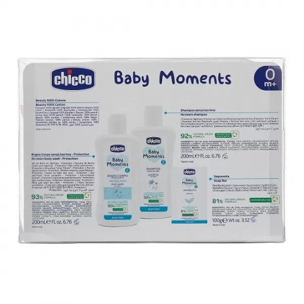 CHICCO Kapsička kosmetická na zip - Set Baby Moments