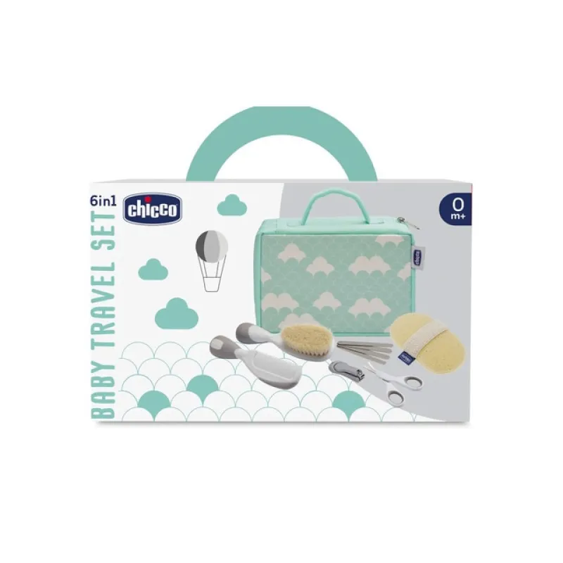CHICCO Cestovní hygienický set pro děti 6v1