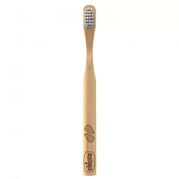 CHICCO Kartáček zubní ekologický, biologicky odbouratelný bambusový Eco Bamboo