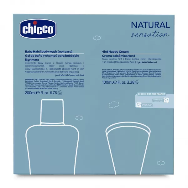 CHICCO Set dárkový kosmetický Natural Sensation - Daily Protection 0m+