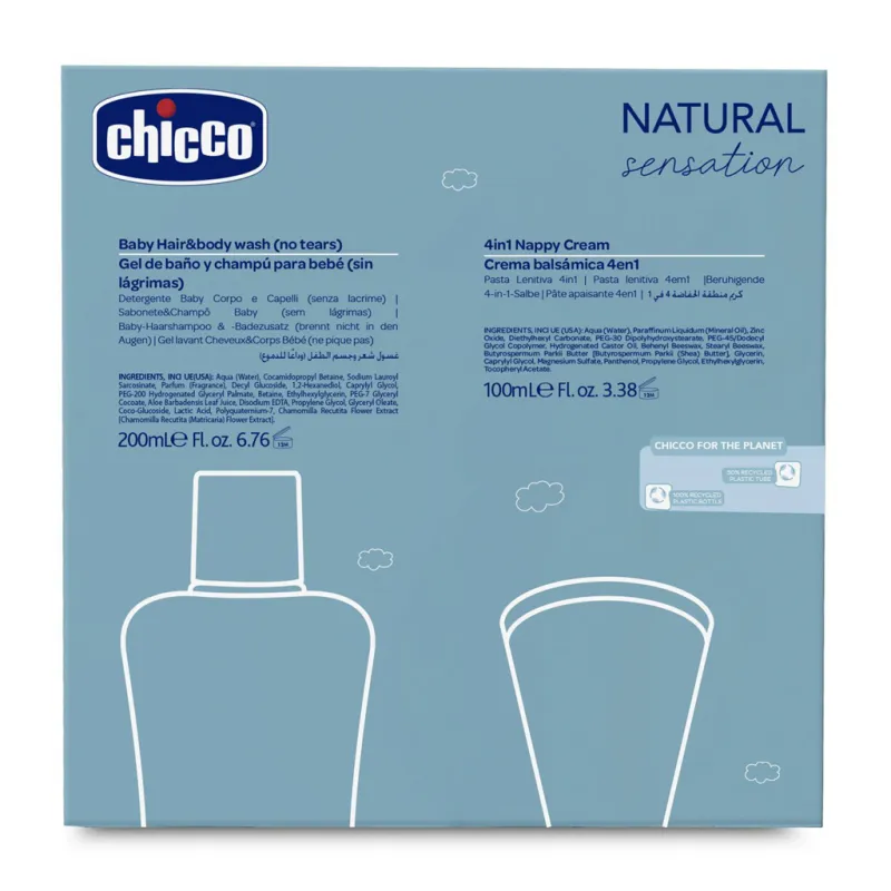 CHICCO Set dárkový kosmetický Natural Sensation - Daily Protection 0m+