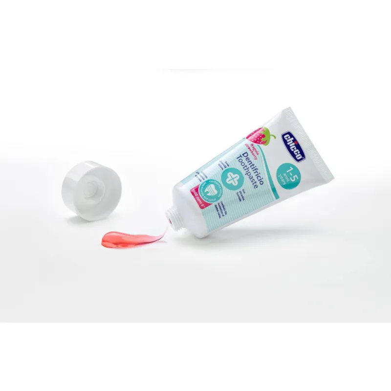 CHICCO Pasta zubní Jahoda s fluorem 50ml, 1-5r