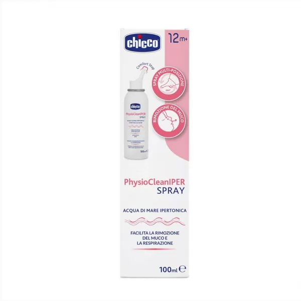CHICCO Sprej do nosu hypertonický s mořskou vodou na ucpaný nos 100ml, 12m+