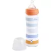 CHICCO Láhev kojenecká sklo Well-being silikon 240ml kluk