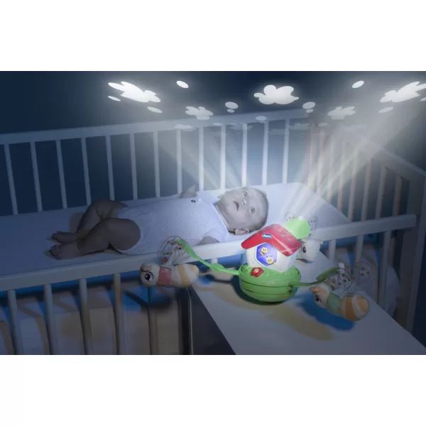 CHICCO Kolotoč nad postýlku s projektorem Bee Hive