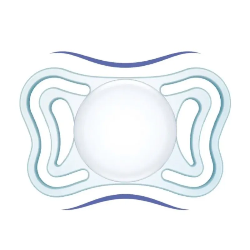 CHICCO Dudlík Physio Light silikonový noční 2-6m, 2ks