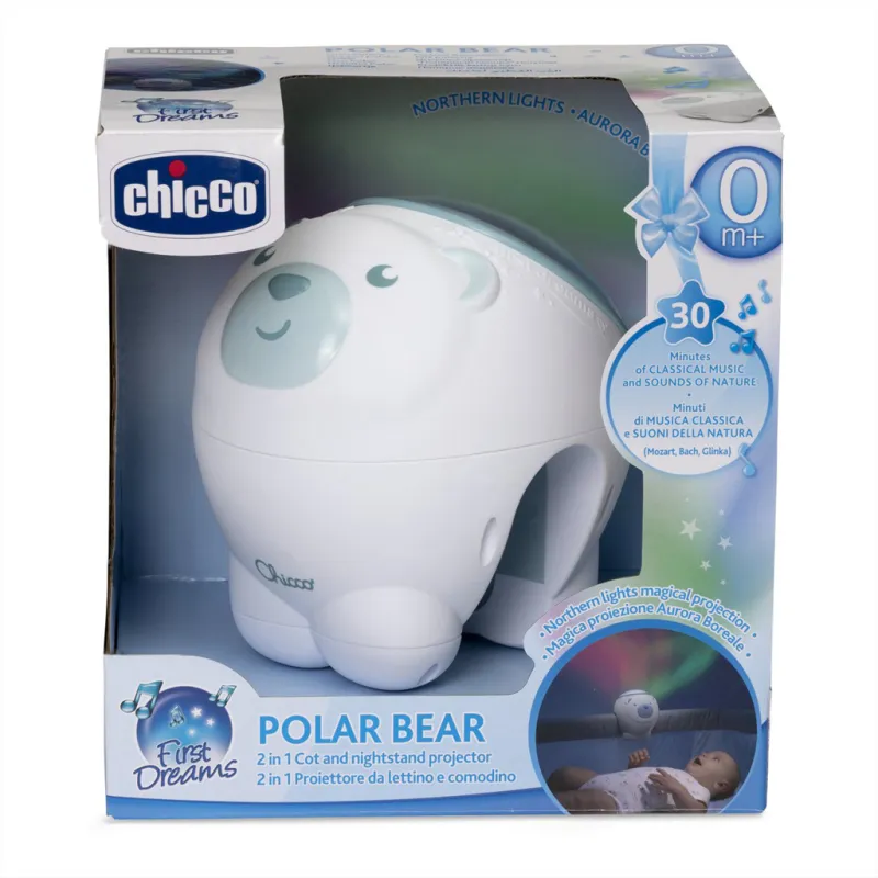 CHICCO Projektor s polární září Polární medvěd