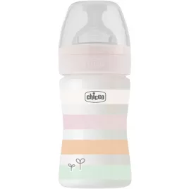 CHICCO Láhev kojenecká Well-being silikon 150ml