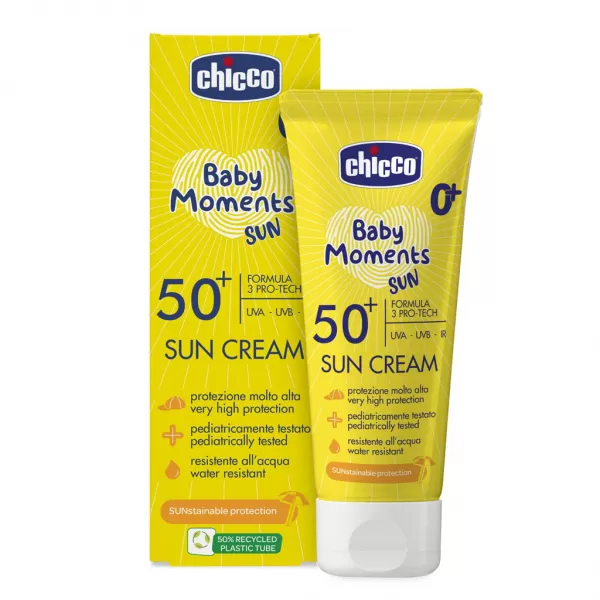 CHICCO Krém dětský na opalování SPF50+ 75ml, 0m+