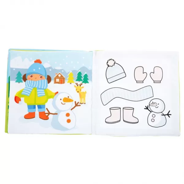 CHICCO Knížka na opakování malování pomocí vody Seasons 24m+