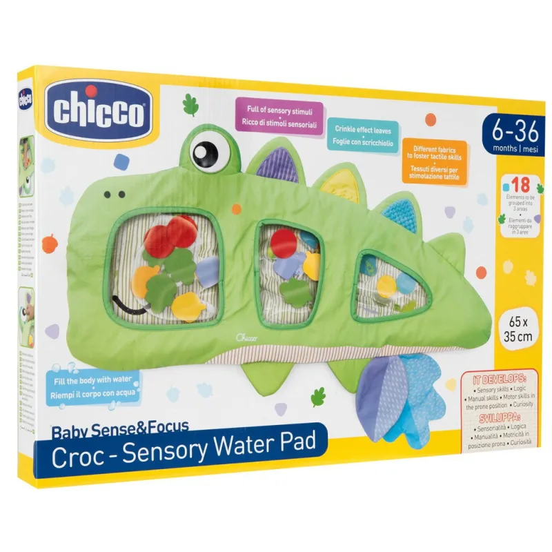 CHICCO Podložka vodní senzorická na hraní Krokodýl 6m+