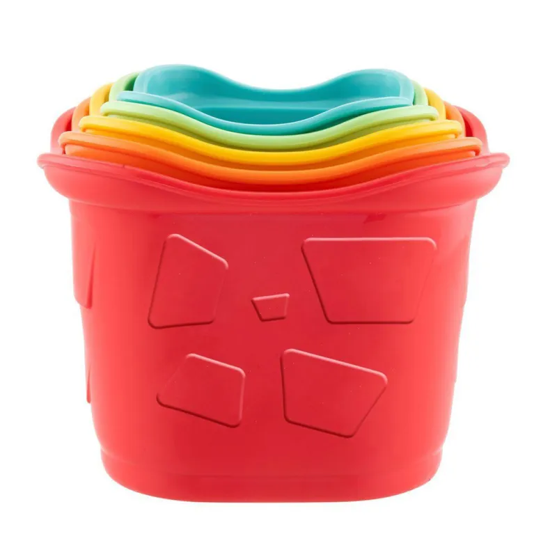 CHICCO Pohárky stohovací barevné Eco+ 6m+