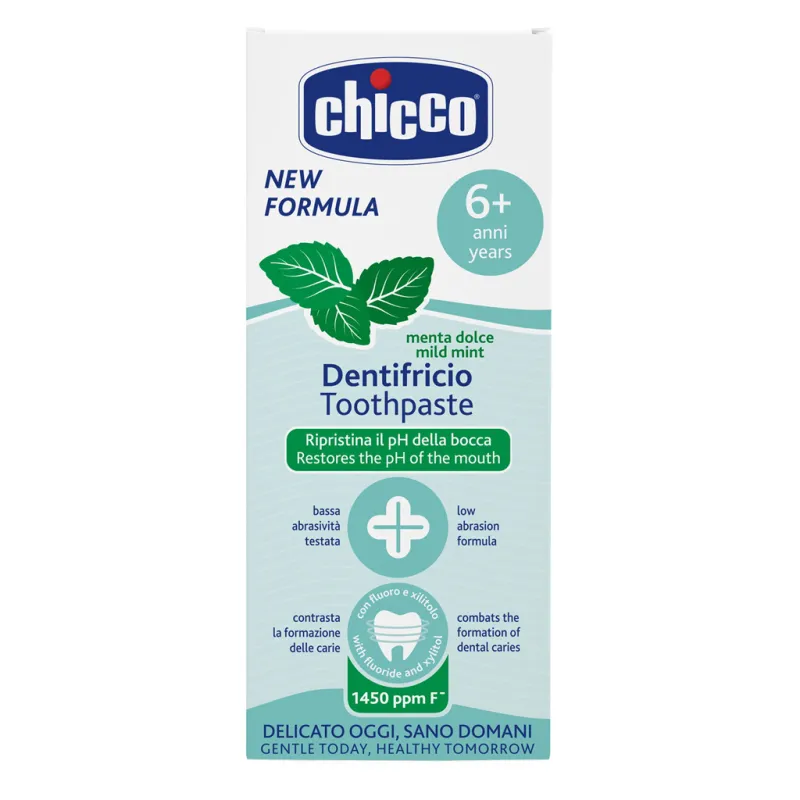 CHICCO Pasta zubní Jemná máta 6r+