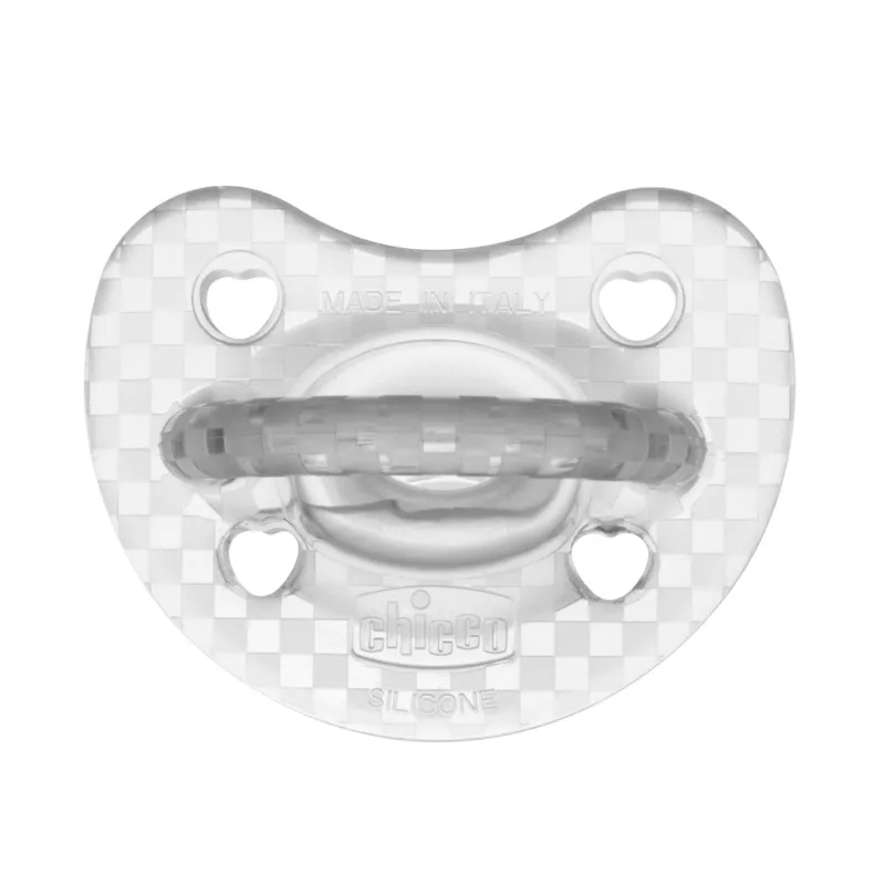 CHICCO Dudlík Physio Luxe celosilikonový 16-36m 2 ks