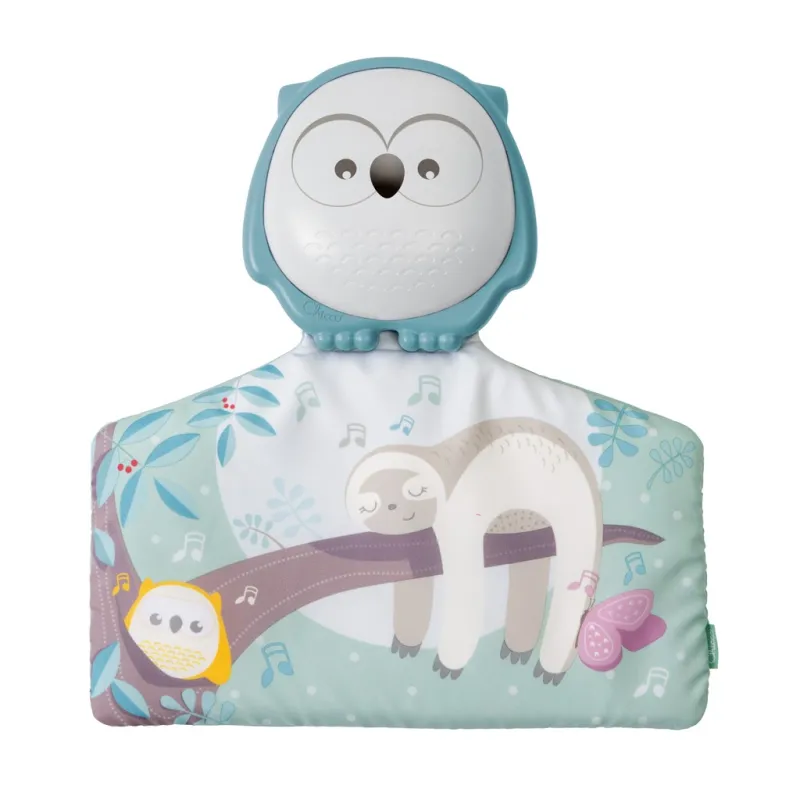 CHICCO Deka hrací Sovička 2v1 80x80 cm, 0m+