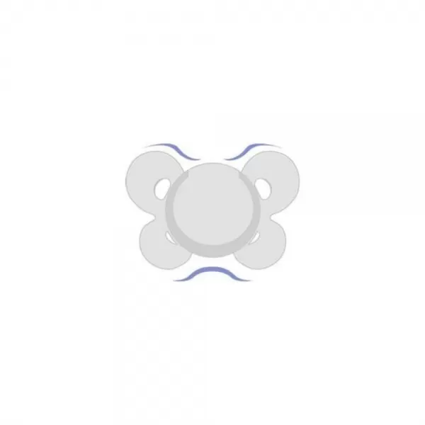 CHICCO Šidítko Physio Comfort silikonové 6-16m chlapec - tečky/méďa 2 ks