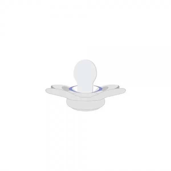 CHICCO Šidítko Physio Comfort silikonové 6-16m chlapec - tečky/méďa 2 ks