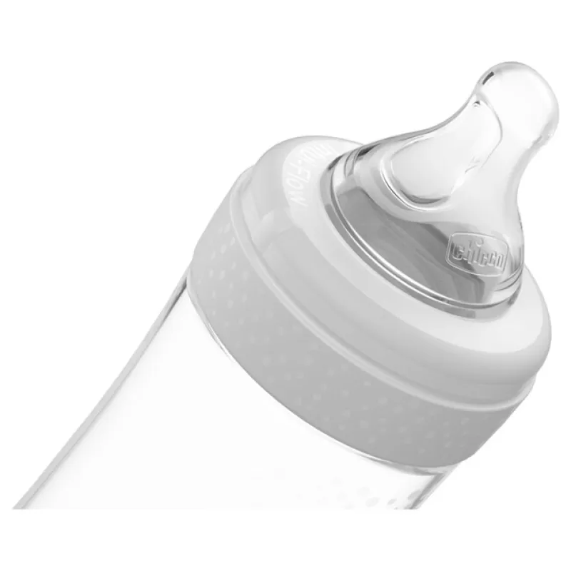 CHICCO Lahev kojenecká Perfect5 silikon 240ml kluk