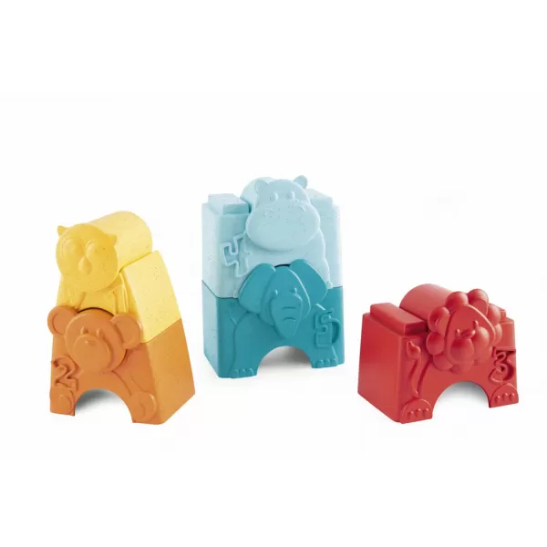 CHICCO Skládačka a vkládačka Zvířátka Eco+ 2v1 9m+