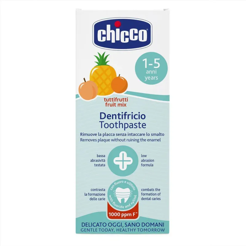 CHICCO Pasta zubní Ovocný mix s fluorem 50ml, 1-5r