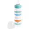 CHICCO Láhev kojenecká Well-being silikon 330 ml kluk