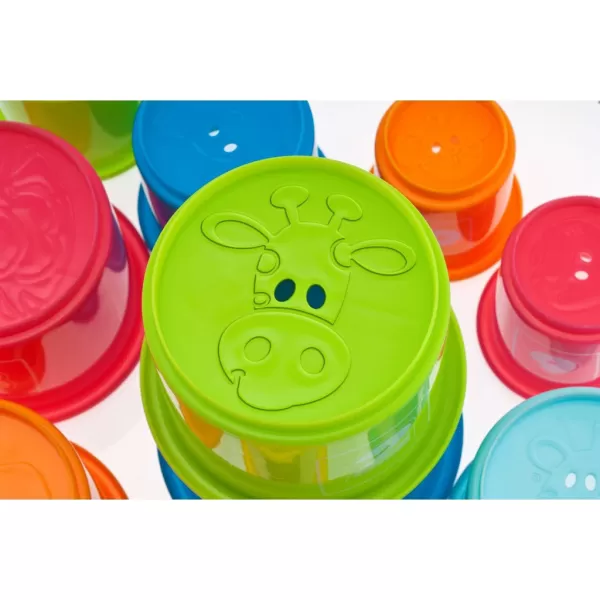 CHICCO Pohárky stohovací s čísly 9m+