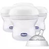CHICCO Zásobníky víceúčelové na mateřské mléko s lahvovou násadkou Natural Feeling, 4ks
