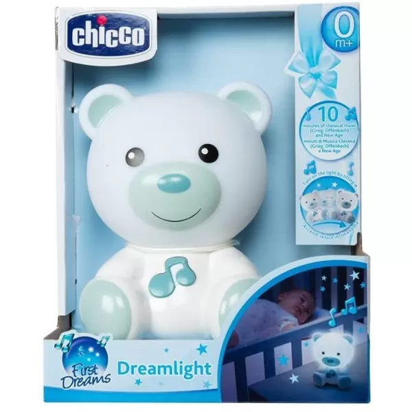 CHICCO Světélko noční hudební Medvídek 0m+