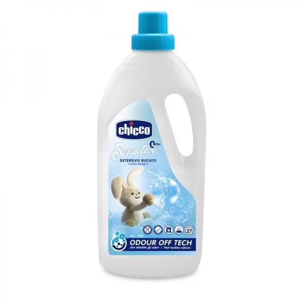 6x CHICCO Prostředek prací dětský Sensitive 1,5 l (27 praní)