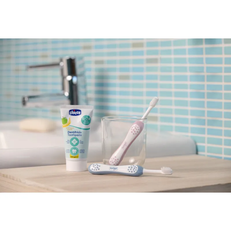 CHICCO Kartáček zubní pro děti Indigo 6-36m