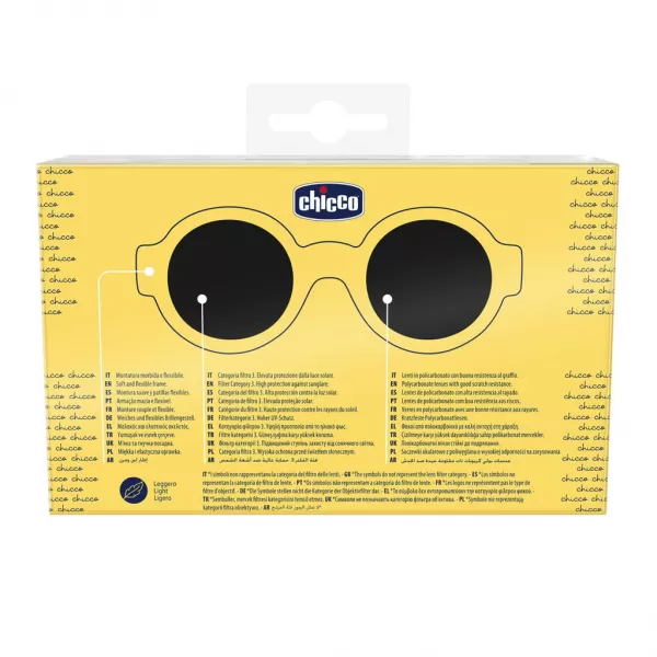 CHICCO Brýle sluneční - zrcadlová skla, 0m+