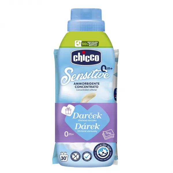 CHICCO Aviváž koncentrovaná 750ml + vlhčené ubrousky 72 ks zdarma