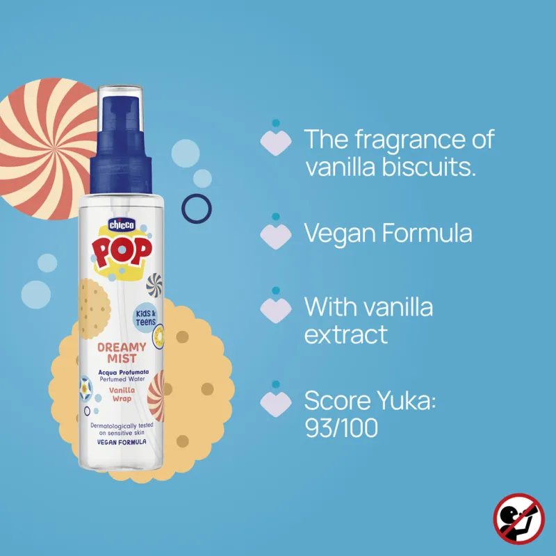 CHICCO Voda parfémovaná tělová Pop Vanilla wrap 150ml