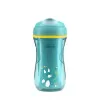 CHICCO Hrneček Active s tvrdým náustkem teal, 14m+