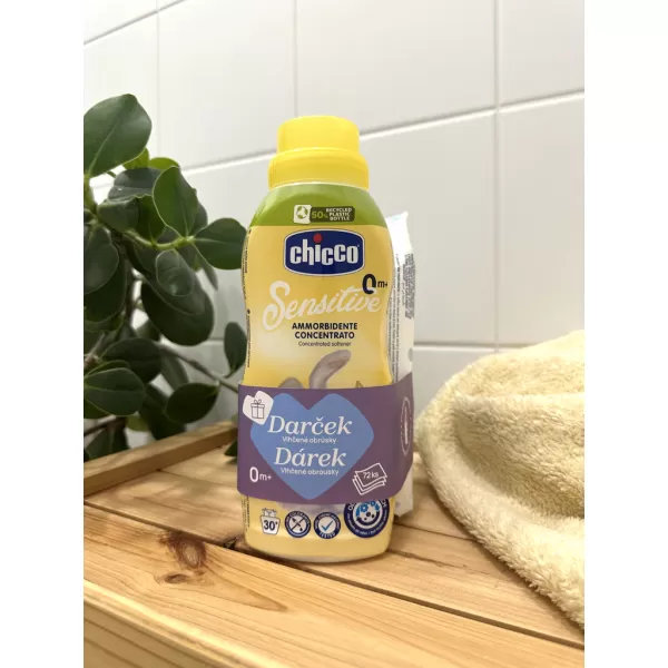 CHICCO Aviváž koncentrovaná 750ml + vlhčené ubrousky 72 ks zdarma