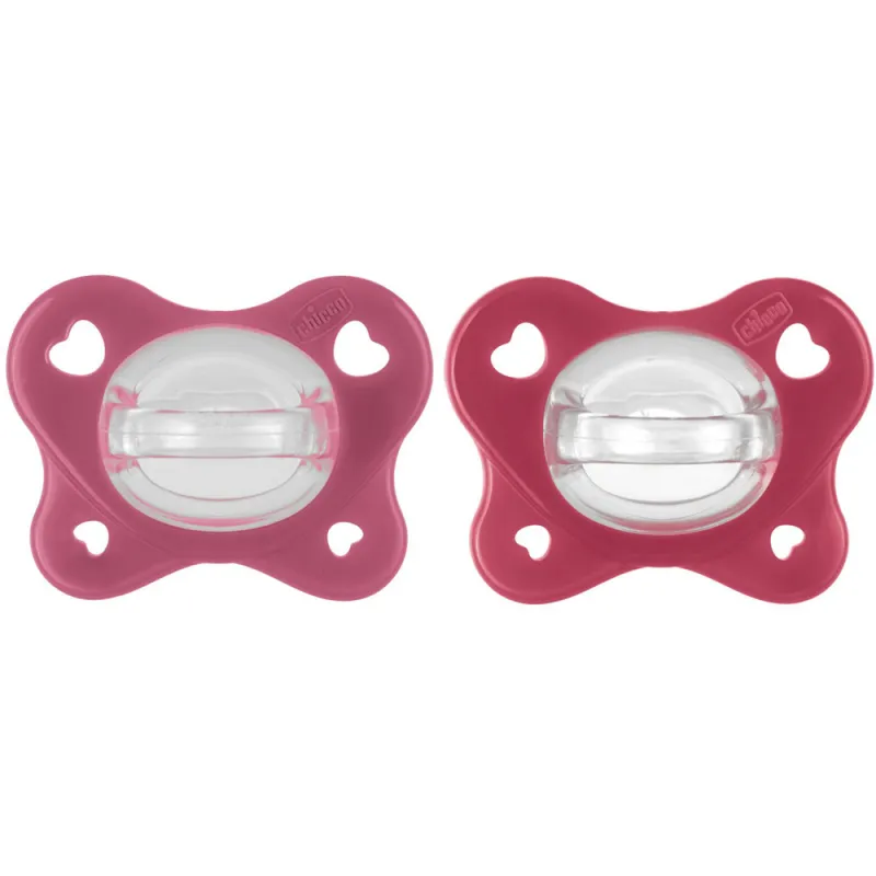 CHICCO Šidítko PhysioForma® Dual Soft 6-16m, 2 ks