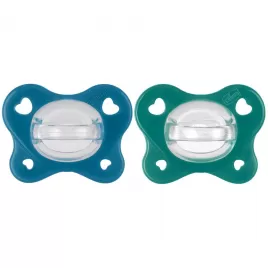 CHICCO Šidítko PhysioForma® Dual Soft 6-16m, 2 ks