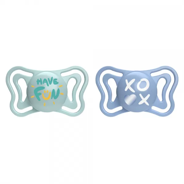 CHICCO Šidítko Physio Light silikonové 6-16m, 2 ks