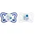 CHICCO Dudlíky Physioforma Light silikonové ortodontické modré 16-36m, 2 ks