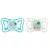 CHICCO Dudlíky Physioforma Light silikonové ortodontické neutral 6-16m, 2 ks